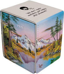 Ultra Pro - Alcove Flip Deck Box - Bob Ross Mighty Mountain Lake